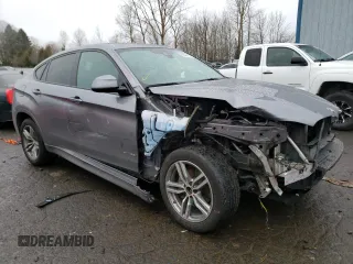 2015 BMW X6 xDrive35i with VIN 5UXKU2C50F0N78025, listed as a Copart auction lot 72994132 with 82,770 mi miles. Bid and sale history available at carsss.com. Image 4.