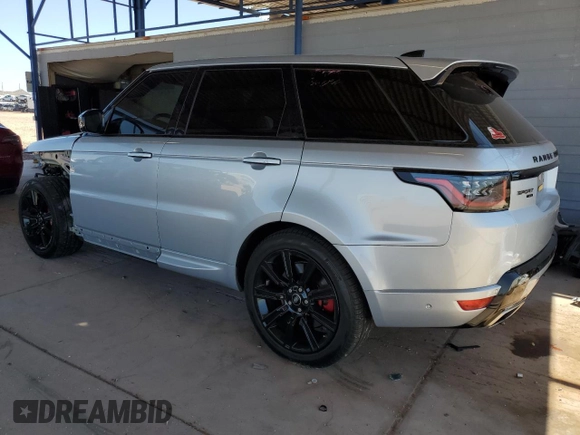 2021 Land Rover Range Rover Sport HST with VIN SALWS2RU1MA783957, listed as a Copart auction lot 54576875 with 25,145 mi miles and Salvage title. Bid and sale history available at DreamBid. Image 2.