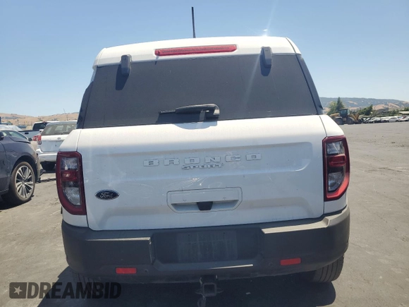 2023 Ford Bronco Sport Outer Banks with VIN 3FMCR9C66PRE30547, listed as a Copart auction lot 59049965 with 28,655 mi miles and Salvage title. Bid and sale history available at DreamBid. Image 6.