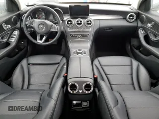 2017 Mercedes-Benz C 300 with VIN 55SWF4JB4HU232306, listed as a Copart auction lot 60287885 with 44,525 mi miles and Salvage title. Bid and sale history available at DreamBid. Image 8.