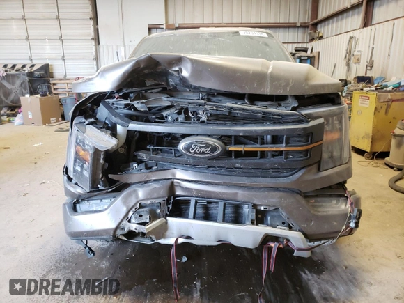2023 Ford F-150 XL with VIN 1FTEW1E81PFB44320, listed as a Copart auction lot 78234334 with 37,499 mi miles and Salvage Title. Bid and sale history available at carsss.com. Image 5.