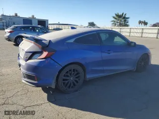 2020 Honda Civic Si Coupe with VIN 2HGFC3A53LH753374, listed as a Copart auction lot 81543424 with 92,643 mi miles and Salvage Title. Bid and sale history available at carsss.com. Image 3.