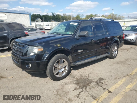 2008 Ford Expedition EL Limited with VIN 1FMFK20538LA87930, listed as a Copart auction lot 73356834 with 189,355 mi miles and Salvage Title. Bid and sale history available at carsss.com. Image 1.