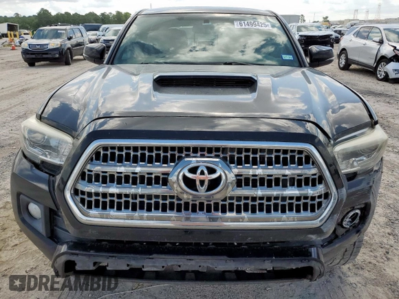 2017 Toyota Tacoma SR5 with VIN 5TFCZ5AN1HX102498, listed as a Copart auction lot 61499425 with 210,433 mi miles and Salvage title. Bid and sale history available at DreamBid. Image 5.