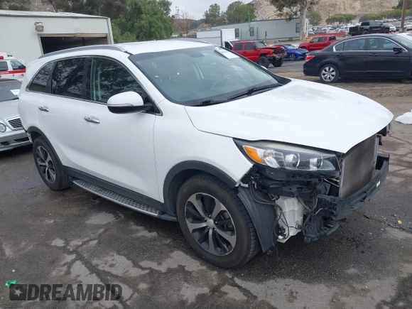 2016 Kia Sorento EX with VIN 5XYPH4A5XGG159444, listed as a IAAI auction lot 42083829 with 114,615 mi miles and . Bid and sale history available at DreamBid. Image 1.