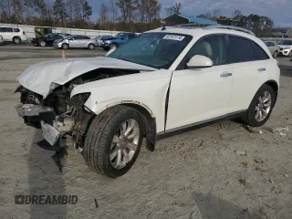 2008 Infiniti FX35 with VIN JNRAS08U18X100309, listed as a Copart auction lot 82157174 with 165,983 mi miles and Salvage Title. Bid and sale history available at carsss.com. Image 1.