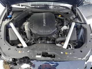 2021 Genesis G70 3.3T with VIN KMTG34LE3MU074503, listed as a Copart auction lot 41836875 with 40,556 mi miles and Salvage title. Bid and sale history available at DreamBid. Image 11.