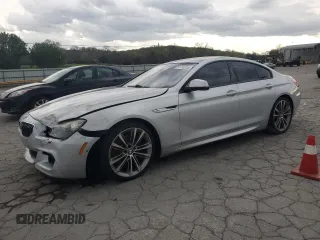 2013 BMW 6 Series 640i with VIN WBA6A0C52DDZ04278, listed as a Copart auction lot 51716715 with 135,455 mi miles and Salvage Title. Bid and sale history available at DreamBid. Image 1.