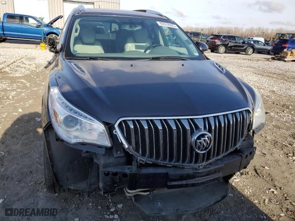 2017 Buick Enclave Leather with VIN 5GAKRBKDXHJ319763, listed as a Copart auction lot 43574925 with 131,002 mi miles and Salvage Title. Bid and sale history available at carsss.com. Image 5.