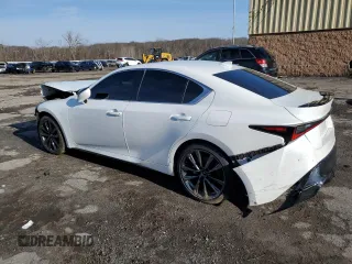 2023 Lexus IS with VIN JTHGZ1E20P5029384, listed as a Copart auction lot 85052594 with 0 mi miles and Salvage Title. Bid and sale history available at carsss.com. Image 2.