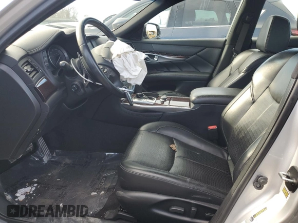 2017 Infiniti M37 with VIN JN1BY1AR4HM770438, listed as a Copart auction lot 87245434 with 91,793 mi miles and Salvage Title. Bid and sale history available at carsss.com. Image 7.