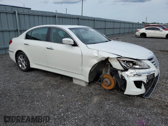 2012 Hyundai Genesis 3.8L with VIN KMHGC4DD2CU176292, listed as a Copart auction lot 65655314 with 115,196 mi miles and Salvage Title. Bid and sale history available at carsss.com. Image 4.
