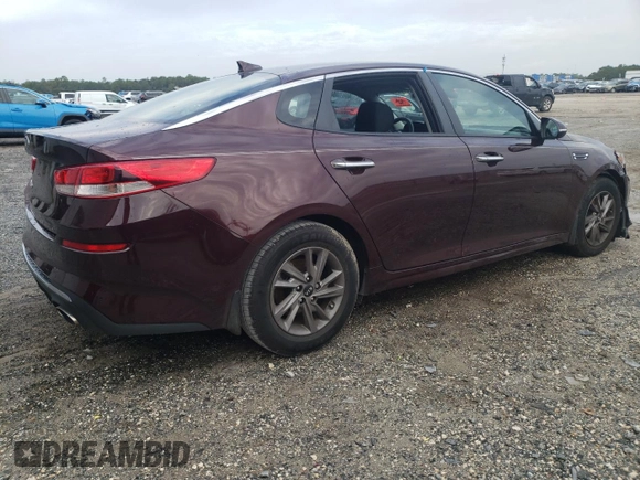 2020 Kia Optima SE with VIN 5XXGT4L39LG396418, listed as a Copart auction lot 53016595 with 40,798 mi miles and Non repairable. Bid and sale history available at DreamBid. Image 3.