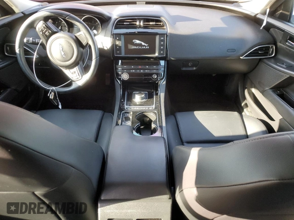 2017 Jaguar XE 25t with VIN SAJAR4BG9HA972716, listed as a Copart auction lot 53547115 with 54,252 mi miles and Salvage Title. Bid and sale history available at DreamBid. Image 8.