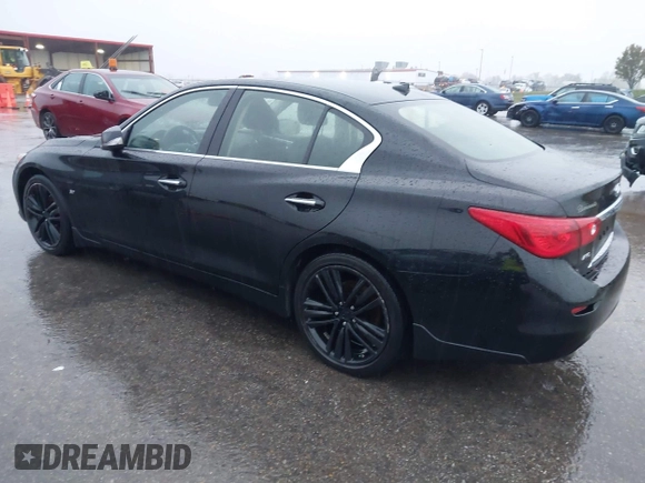 2015 Infiniti Q50 Premium z VIN JN1BV7ARXFM412382, wystawiony jako IAAI lot #40776813 z przebiegiem 66 406 mil mil oraz . Historia ofert i sprzedaży dostępna na DreamBid. Obrazek 3.