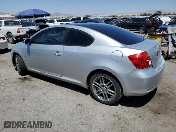 2005 Scion tC with VIN JTKDE177850022873, listed as a Copart auction lot 57166754 with 194,678 mi miles and Salvage Title. Bid and sale history available at carsss.com. Image 2.