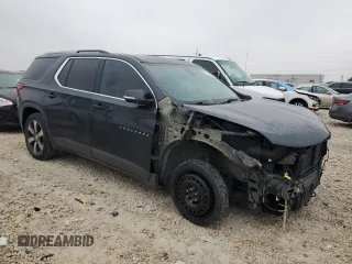 2018 Chevrolet Traverse LT z VIN 1GNERHKW1JJ113924, wystawiony jako Copart lot #85128164 z przebiegiem 103 485 mil mil oraz Szkoda całkowita • Salvage title. Historia ofert i sprzedaży dostępna na DreamBid. Obrazek 4.