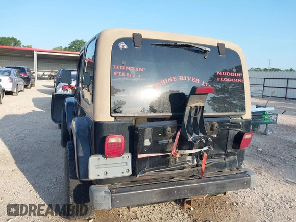 2000 Jeep Wrangler Sahara with VIN 1J4FA59SXYP718029, listed as a IAAI auction lot 42583372 with 260,811 mi miles and . Bid and sale history available at DreamBid. Image 6.