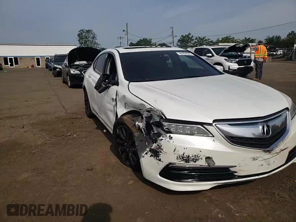 2016 Acura TLX with VIN 19UUB1F34GA000608, listed as a Copart auction lot 60964035 with 125,795 mi miles and Salvage title. Bid and sale history available at DreamBid. Image 13.