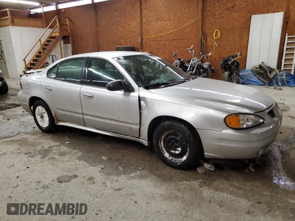 2004 Pontiac Grand Am SE with VIN 1G2NE52F14M595630, listed as a Copart auction lot 89057975 with 146,754 mi miles and Salvage Title. Bid and sale history available at carsss.com. Image 4.