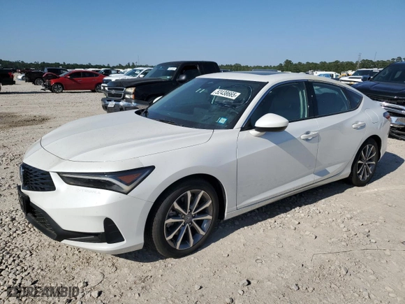 2024 Acura Integra with VIN 19UDE4H25RA006465, listed as a Copart auction lot 52438665 with 4,419 mi miles and Salvage Title. Bid and sale history available at carsss.com. Image 1.