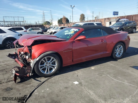 2014 Chevrolet Camaro LT with VIN 2G1FB3D32E9270363, listed as a Copart auction lot 41483285 with 0 mi miles and Salvage Title. Bid and sale history available at carsss.com. Image 1.