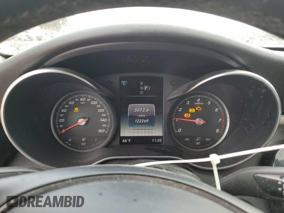 2015 Mercedes-Benz C 300 with VIN 55SWF4JB7FU072936, listed as a Copart auction lot 49682475 with 122,269 mi miles and Salvage Title. Bid and sale history available at carsss.com. Image 9.