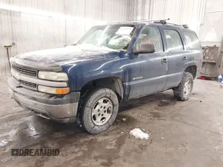 2002 Chevrolet Tahoe LT z VIN 1GNEK13ZX2J181158, wystawiony jako IAAI lot #41529179 z przebiegiem 156 505 mil mil oraz . Historia ofert i sprzedaży dostępna na DreamBid. Obrazek 2.