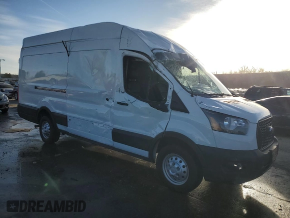 2022 Ford Transit Cargo with VIN 1FTBR3U86NKA65026, listed as a Copart auction lot 48978285 with 57,922 mi miles and Salvage title. Bid and sale history available at DreamBid. Image 4.