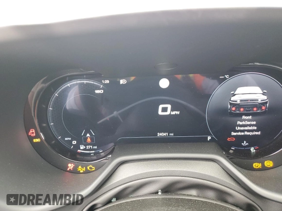 2024 Dodge Hornet GT Plus with VIN ZACNDFBN4R3A17792, listed as a Copart auction lot 54764895 with 24,041 mi miles and Salvage title. Bid and sale history available at DreamBid. Image 9.