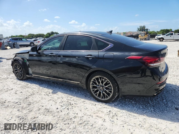 2020 Genesis G80 Sport with VIN KMTFN4JB8LU337856, listed as a Copart auction lot 61028615 with 34,078 mi miles and Salvage title. Bid and sale history available at DreamBid. Image 2.