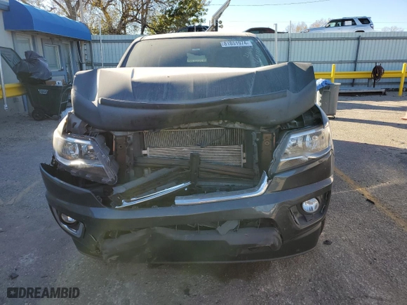 2017 Chevrolet Colorado 4WD LT with VIN 1GCGTCEN7H1168588, listed as a Copart auction lot 81851974 with 39,056 mi miles and Salvage Title. Bid and sale history available at carsss.com. Image 5.