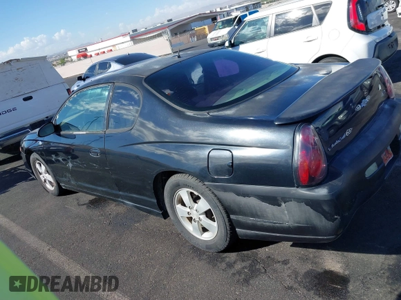 2005 Chevrolet Monte Carlo LT with VIN 2G1WX12K259344378, listed as a IAAI auction lot 40274156 with 140,777 mi miles. Bid and sale history available at carsss.com. Image 3.