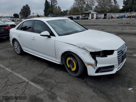 2018 Audi A4 Premium with VIN WAUKMAF49JA048683, listed as a Copart auction lot 43836735 with 63,429 mi miles and Salvage Title. Bid and sale history available at carsss.com. Image 4.