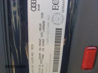 2020 Audi A7 Prestige with VIN WAUV2AF22LN075589, listed as a Copart auction lot 53333974 with 143,253 mi miles and Clean Title. Bid and sale history available at carsss.com. Image 13.
