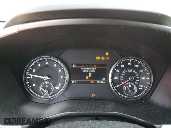 2023 Hyundai Santa Fe SE with VIN 5NMS1DAJXPH502836, listed as a Copart auction lot 48951395 with 38,282 mi miles and Salvage title. Bid and sale history available at DreamBid. Image 9.