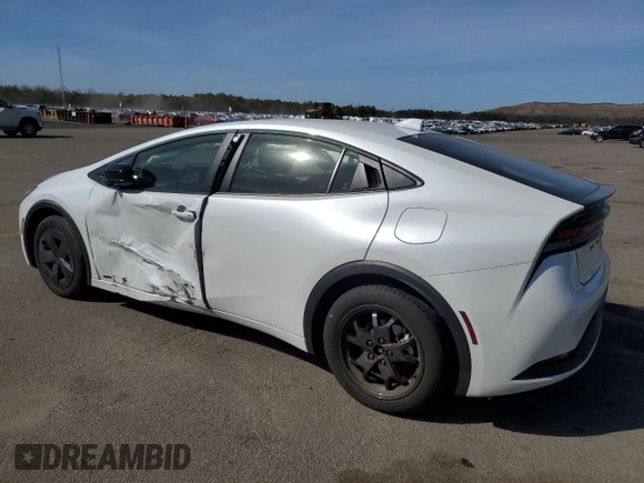 2024 Toyota Prius LE with VIN JTDADABU9R3015977, listed as a Copart auction lot 49179915 with 7,917 mi miles and Salvage Title. Bid and sale history available at carsss.com. Image 2.