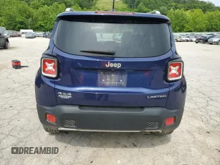 2016 Jeep Renegade Limited with VIN ZACCJBDT6GPD35696, listed as a Copart auction lot 59821795 with 153,831 mi miles and Salvage title. Bid and sale history available at DreamBid. Image 6.