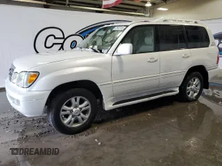 2004 Lexus LX 470 with VIN JTJHT00WX43539807, listed as a Copart auction lot 87842755 with 335,478 mi miles and Clean Title. Bid and sale history available at DreamBid. Image 1.