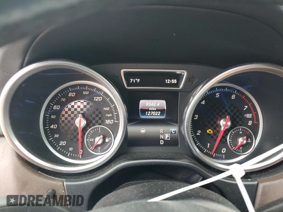 2017 Mercedes-Benz GLE 43 AMG with VIN 4JGED6EB1HA054125, listed as a Copart auction lot 50173255 with 127,022 mi miles and Clean title. Bid and sale history available at DreamBid. Image 9.