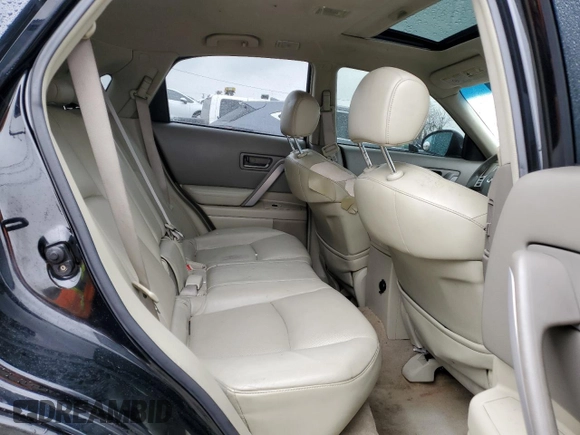 2005 Infiniti FX with VIN JNRAS08U15X103058, listed as a Copart auction lot 49421815 with 121,498 mi miles and Salvage title. Bid and sale history available at DreamBid. Image 11.