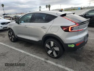 2023 Volvo C40 Recharge Pure Electric Ultimate with VIN YV4ED3GM1P2031404, listed as a Copart auction lot 41688304 with 11,695 mi miles and Salvage Title. Bid and sale history available at carsss.com. Image 2.