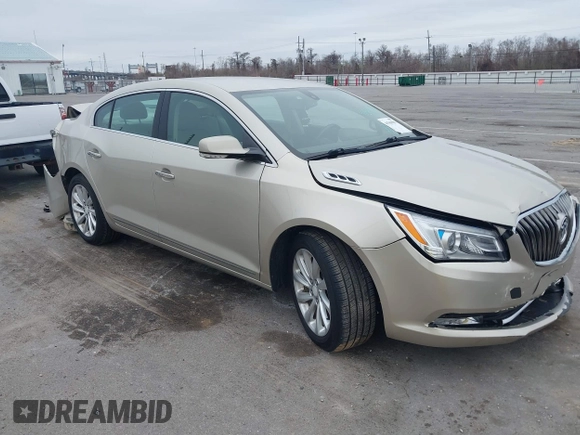 2014 Buick LaCrosse Leather with VIN 1G4GB5G31EF106205, listed as a IAAI auction lot 41569989 with 118,968 mi miles and . Bid and sale history available at DreamBid. Image 13.