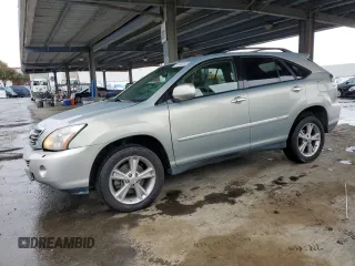 2008 Lexus RX 400h with VIN JTJGW31U582006809, listed as a Copart auction lot 48992435 with 145,563 mi miles and Salvage Title. Bid and sale history available at DreamBid. Image 1.