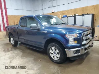 2015 Ford F-150 XLT with VIN 1FTFX1EF0FKE85861, listed as a Copart auction lot 47588225 with 214,439 mi miles and Clean Title. Bid and sale history available at carsss.com. Image 4.