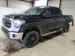 2018 Toyota Tundra SR with VIN 5TFUW5F19JX723089, listed as a Copart auction lot 44621475 with 101,319 mi miles and Salvage title. Bid and sale history available at DreamBid. Image 1.