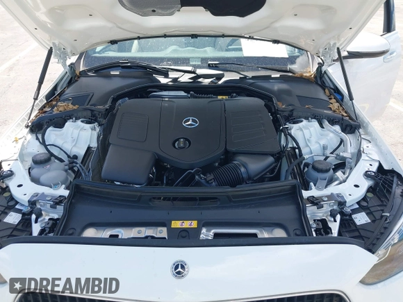 2025 Mercedes-Benz C 300 with VIN W1KAF4GB8SR278439, listed as a IAAI auction lot 42477822 with 566 mi miles and . Bid and sale history available at DreamBid. Image 10.