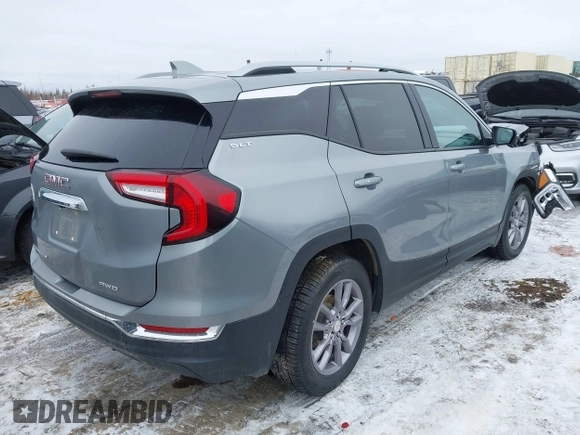 2023 GMC Terrain SLT with VIN 3GKALVEG7PL255230, listed as a IAAI auction lot 41970303 with 30,117 mi miles and . Bid and sale history available at carsss.com. Image 4.