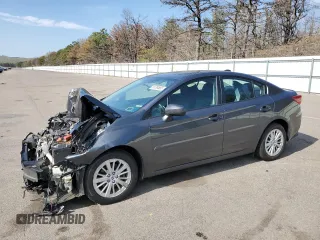 2018 Subaru Impreza Premium z VIN 4S3GKAD62J3613458, wystawiony jako Copart lot #55764685 z przebiegiem Nie podano mil oraz Szkoda całkowita • Salvage title. Historia ofert i sprzedaży dostępna na DreamBid. Obrazek 1.