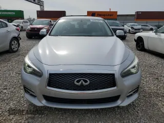2016 Infiniti Q50 Premium with VIN JN1CV7AR2GM252066, listed as a Copart auction lot 53565405 with 163,870 mi miles and Salvage Title. Bid and sale history available at DreamBid. Image 5.